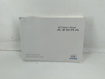 compare product 2013 Hyundai Azera Owners Manual Book Guide P/N:D3V0-EU35E OEM Used Auto Parts