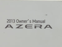 2013 Hyundai Azera Owners Manual Book Guide P/N:D3V0-EU35E OEM Used Auto Parts - Oemusedautoparts1.com