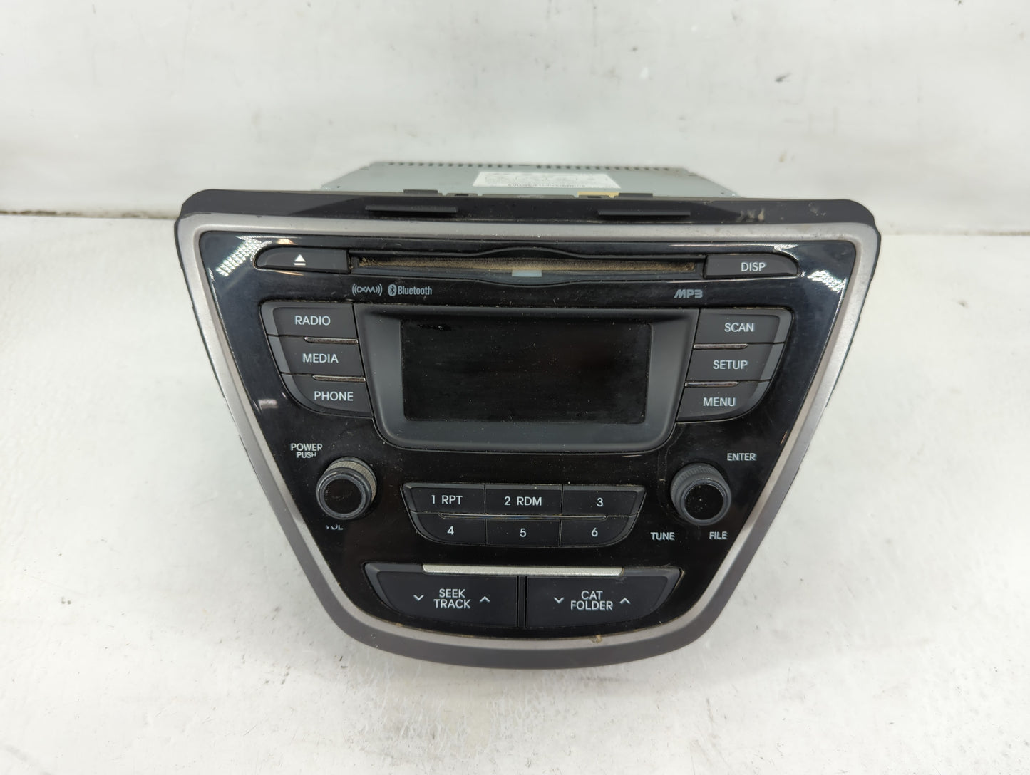 2013 Hyundai Elantra Radio AM FM Cd Player Receiver Replacement P/N:96170-3X165RA5 Fits OEM Used Auto Parts - Oemusedautopar
