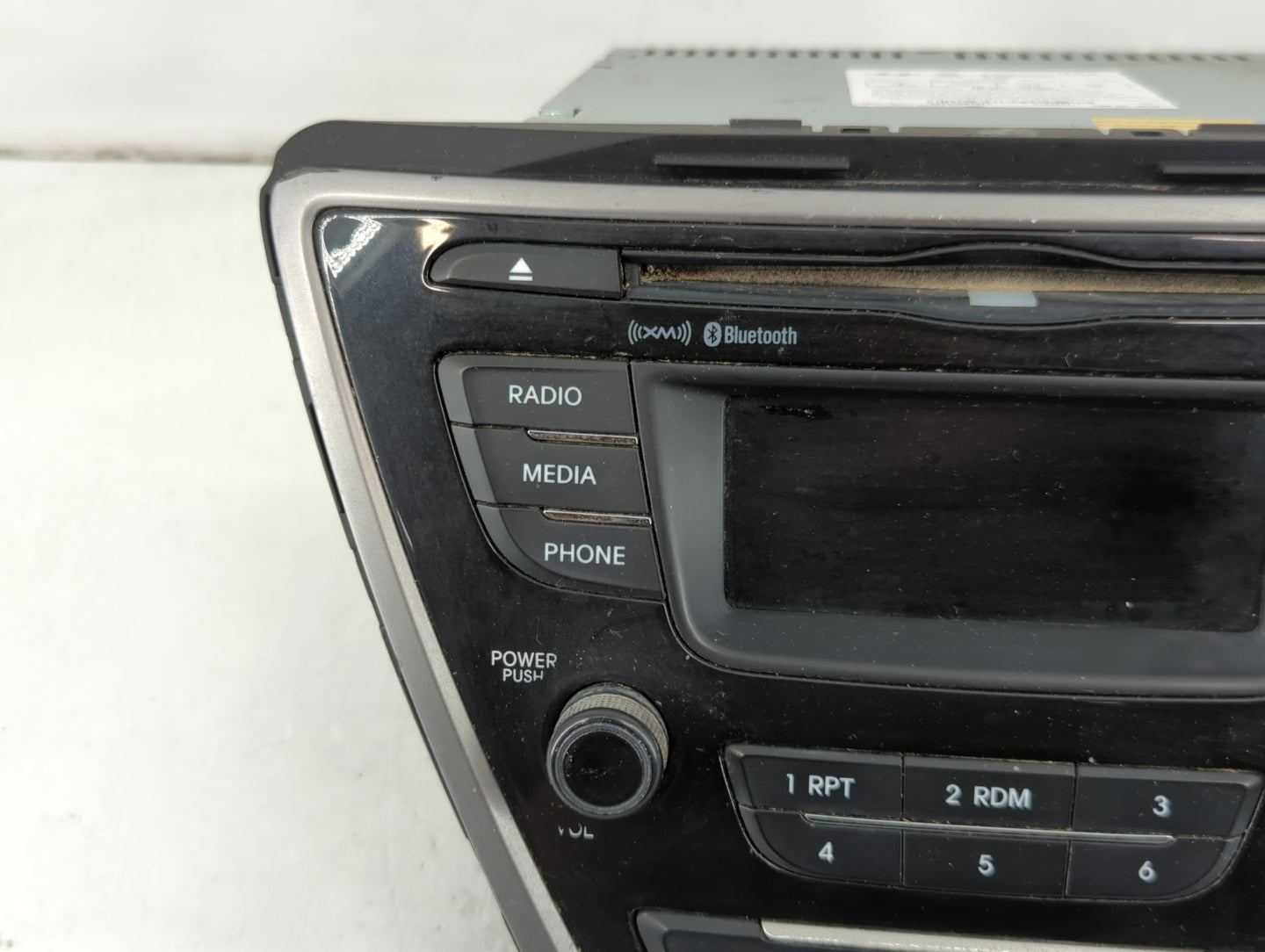 2013 Hyundai Elantra Radio AM FM Cd Player Receiver Replacement P/N:96170-3X165RA5 Fits OEM Used Auto Parts - Oemusedautopar