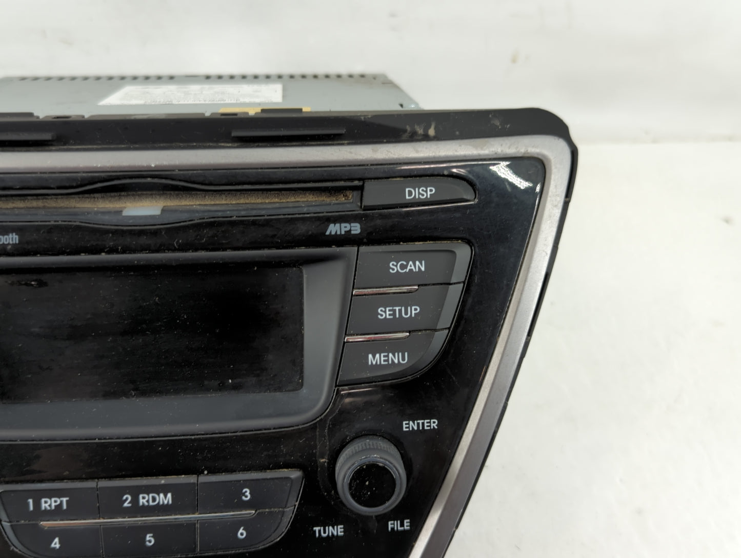 2013 Hyundai Elantra Radio AM FM Cd Player Receiver Replacement P/N:96170-3X165RA5 Fits OEM Used Auto Parts - Oemusedautopar
