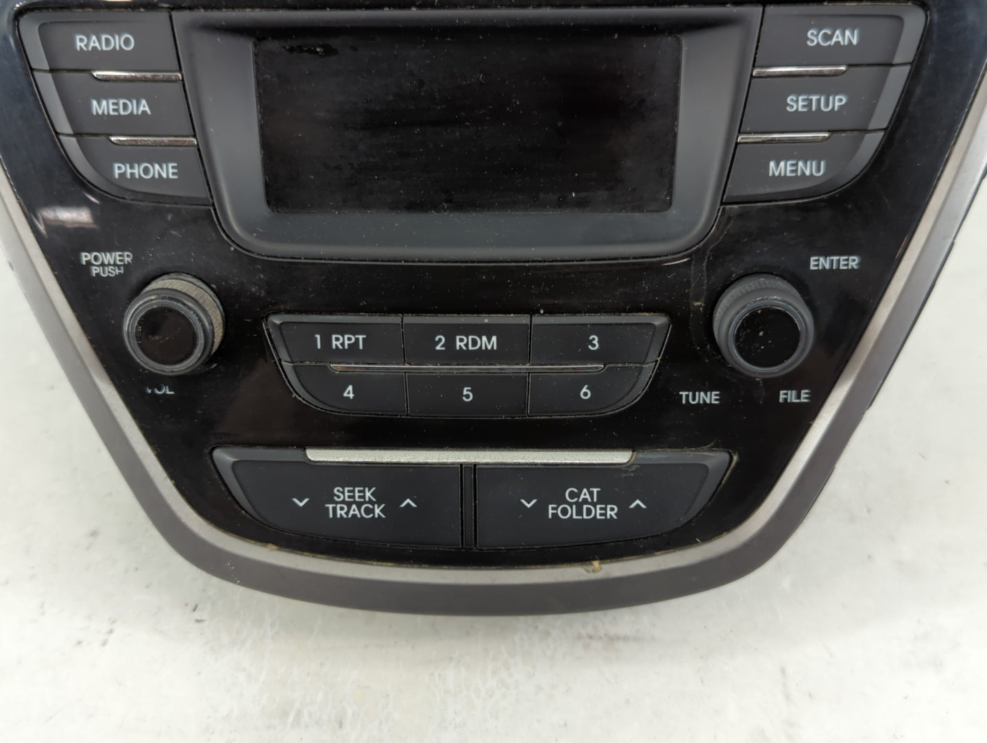 2013 Hyundai Elantra Radio AM FM Cd Player Receiver Replacement P/N:96170-3X165RA5 Fits OEM Used Auto Parts - Oemusedautopar