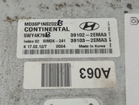 2011-2013 Hyundai Elantra PCM Engine Control Computer ECU ECM PCU OEM P/N:39102-2EMA3 Fits Fits 2011 2012 2013 OEM Used Auto