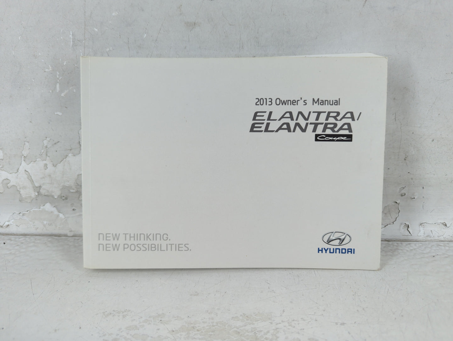 2013 Hyundai Elantra Owners Manual Book Guide P/N:A3X0-EU26F OEM Used Auto Parts - Oemusedautoparts1.com