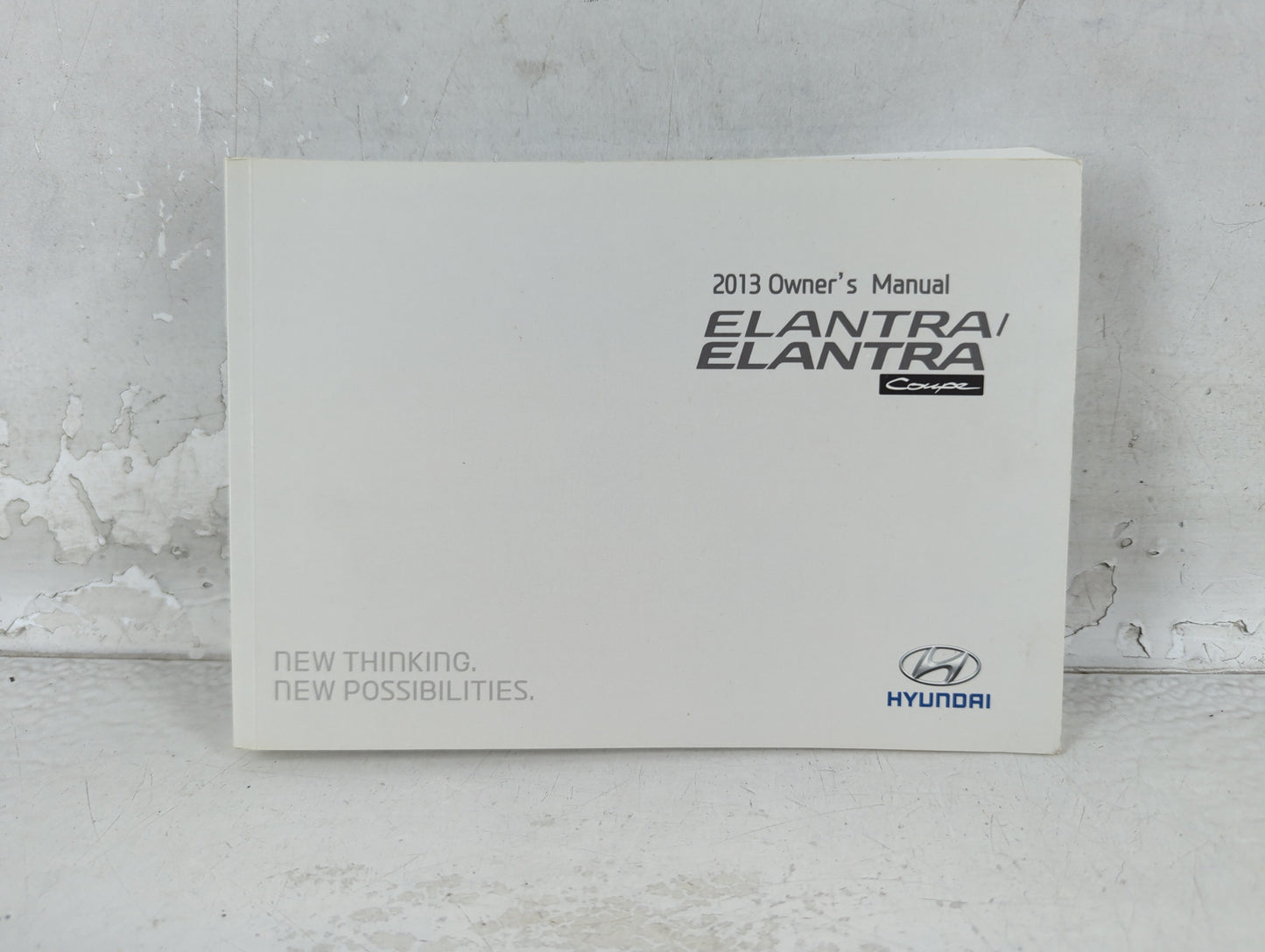 2013 Hyundai Elantra Owners Manual Book Guide P/N:A3X0-EU26F OEM Used Auto Parts - Oemusedautoparts1.com
