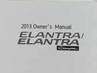 2013 Hyundai Elantra Owners Manual Book Guide P/N:A3X0-EU26F OEM Used Auto Parts - Oemusedautoparts1.com
