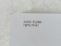 2013 Hyundai Elantra Owners Manual Book Guide P/N:A3X0-EU28G OEM Used Auto Parts - Oemusedautoparts1.com