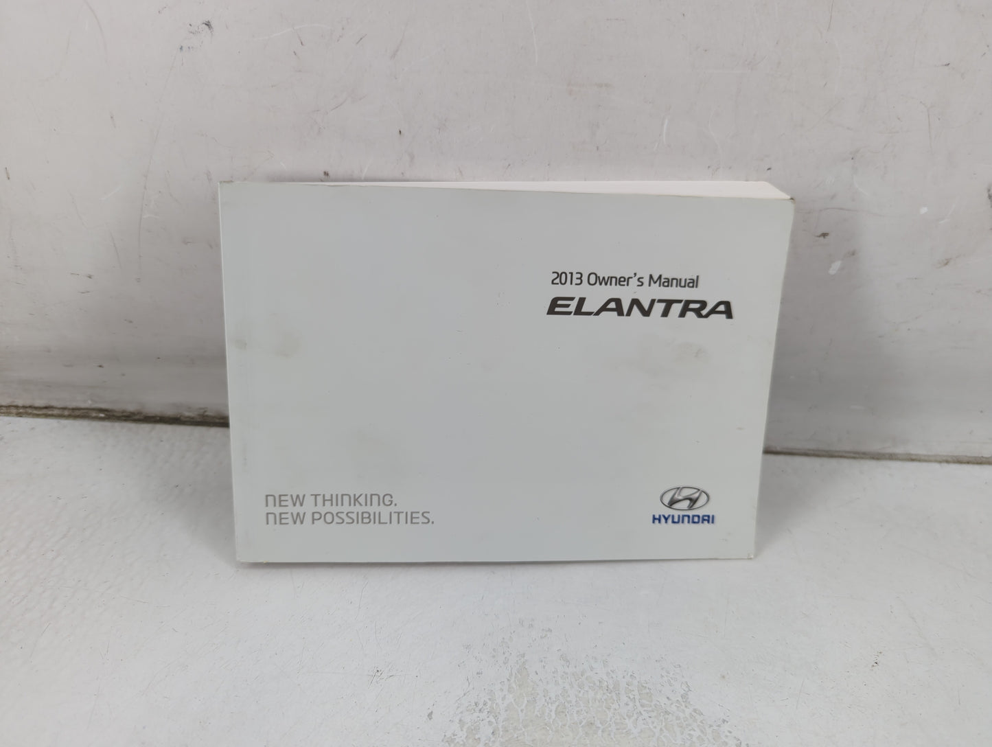 2013 Hyundai Elantra Owners Manual Book Guide P/N:A3Y0-EU38H OEM Used Auto Parts - Oemusedautoparts1.com