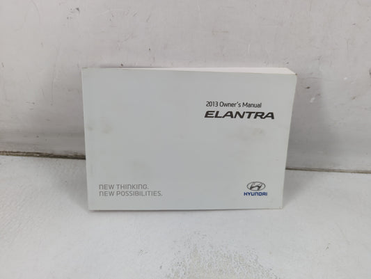 2013 Hyundai Elantra Owners Manual Book Guide P/N:A3Y0-EU38H OEM Used Auto Parts - Oemusedautoparts1.com