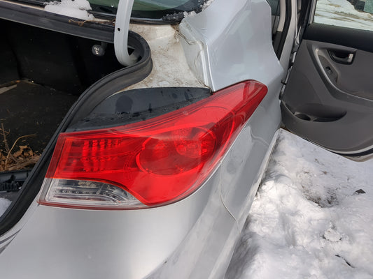 2011-2013 Hyundai Elantra Tail Light Assembly Passenger Right OEM Fits Fits 2011 2012 2013 OEM Used Auto Parts - Oemusedauto