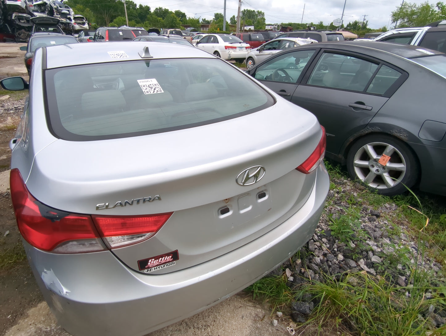 2011-2013 Hyundai Elantra Trunk/decklid/hatch/tailgate Oem - Oemusedautoparts1.com