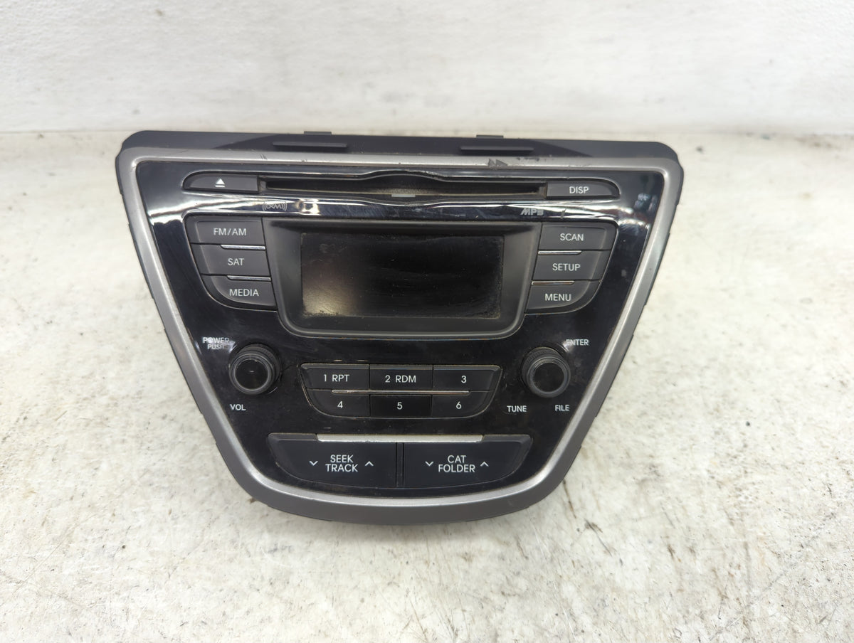 2011-2013 Hyundai Elantra Radio AM FM Cd Player Receiver Replacement P/N:96170-3X155RA5 Fits Fits 2011 2012 2013 OEM Used Au
