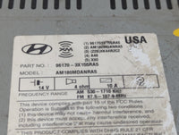 2011-2013 Hyundai Elantra Radio AM FM Cd Player Receiver Replacement P/N:96170-3X155RA5 Fits Fits 2011 2012 2013 OEM Used Au