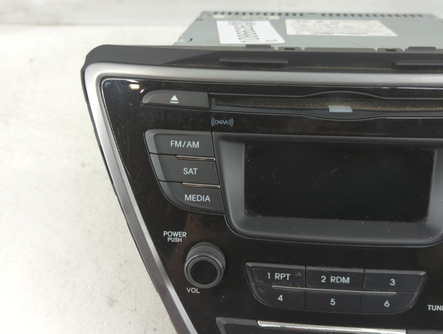 2013 Hyundai Elantra Radio AM FM Cd Player Receiver Replacement P/N:96170-3X155RA5 Fits OEM Used Auto Parts - Oemusedautopar