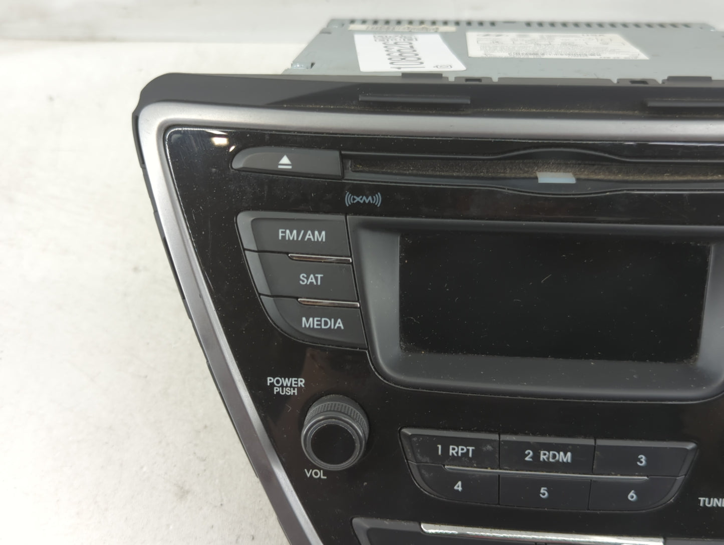 2013 Hyundai Elantra Radio AM FM Cd Player Receiver Replacement P/N:96170-3X155RA5 Fits OEM Used Auto Parts - Oemusedautopar
