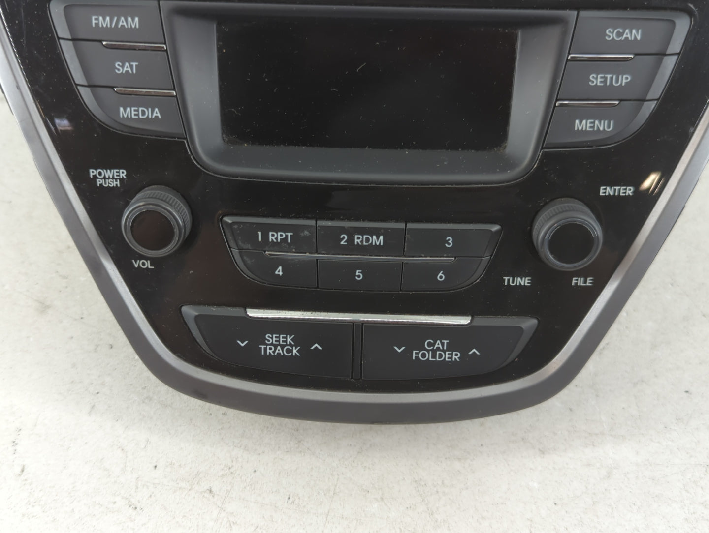 2013 Hyundai Elantra Radio AM FM Cd Player Receiver Replacement P/N:96170-3X155RA5 Fits OEM Used Auto Parts - Oemusedautopar