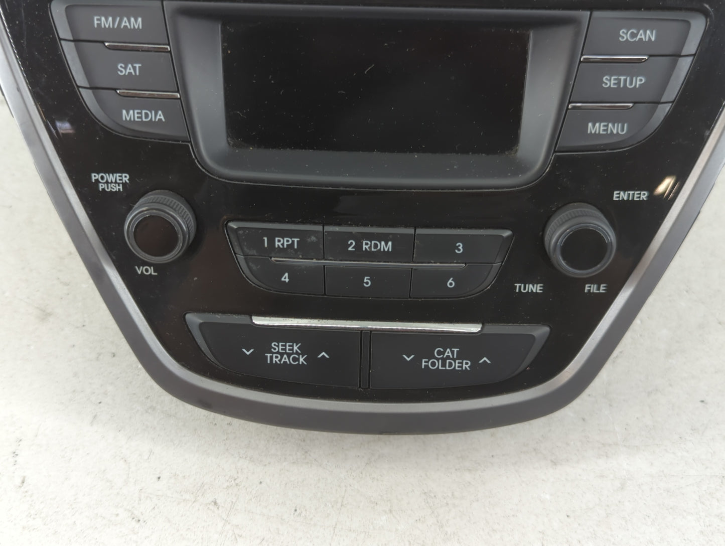 2013 Hyundai Elantra Radio AM FM Cd Player Receiver Replacement P/N:96170-3X155RA5 Fits OEM Used Auto Parts - Oemusedautopar