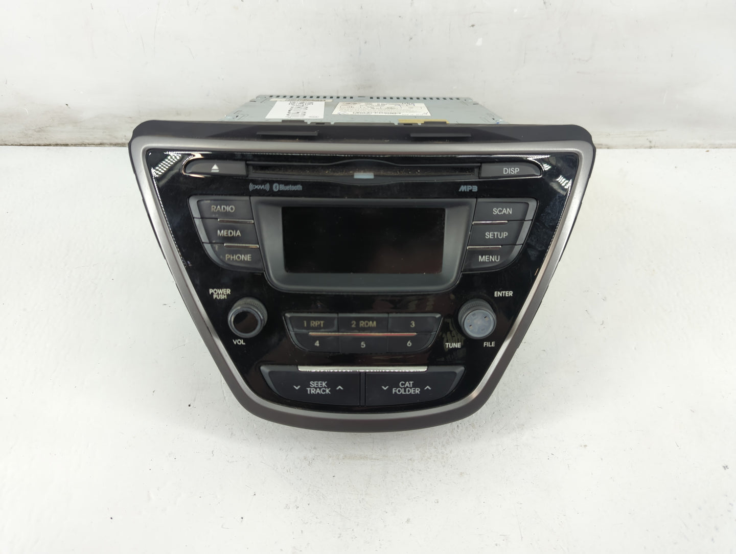 2013 Hyundai Elantra Radio AM FM Cd Player Receiver Replacement P/N:96170-3X165RA5 Fits OEM Used Auto Parts - Oemusedautopar