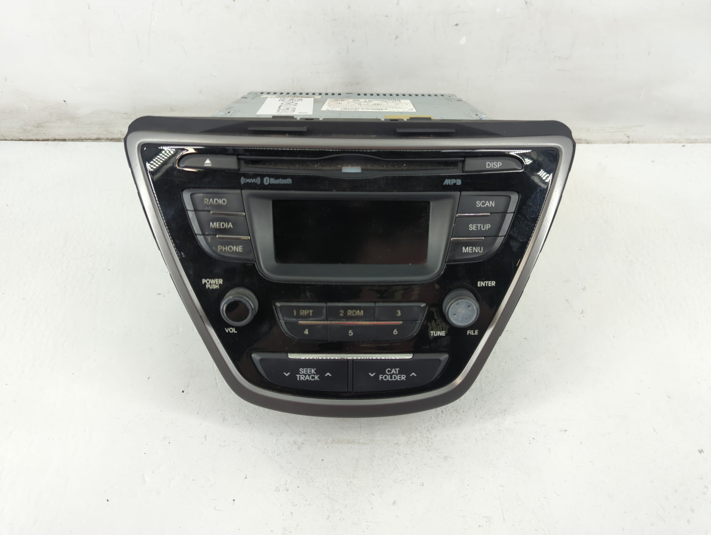 2013 Hyundai Elantra Radio AM FM Cd Player Receiver Replacement P/N:96170-3X165RA5 Fits OEM Used Auto Parts - Oemusedautopar