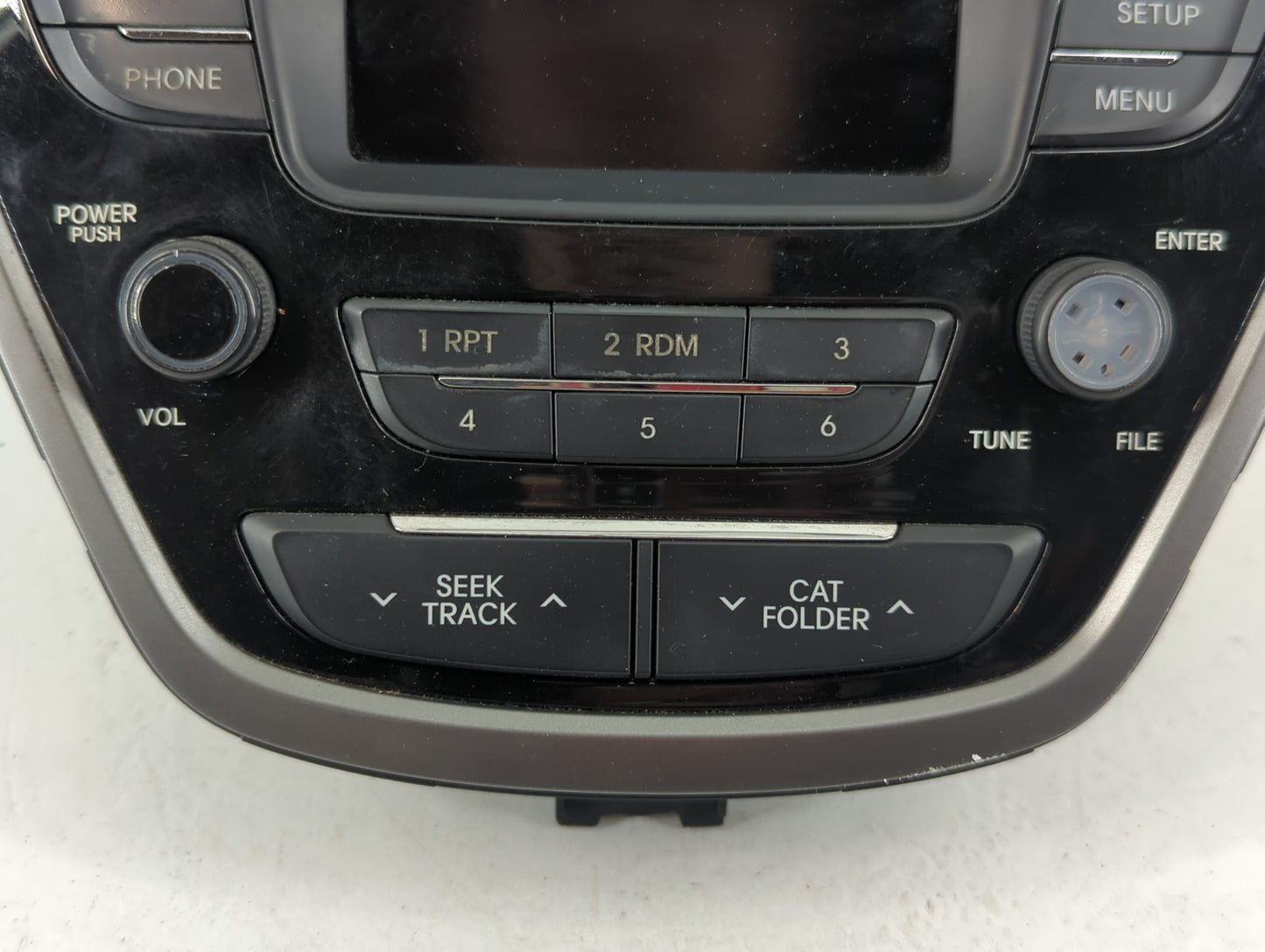 2013 Hyundai Elantra Radio AM FM Cd Player Receiver Replacement P/N:96170-3X165RA5 Fits OEM Used Auto Parts - Oemusedautopar