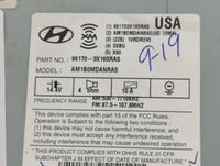 2013 Hyundai Elantra Radio AM FM Cd Player Receiver Replacement P/N:96170-3X165RA5 Fits OEM Used Auto Parts - Oemusedautopar