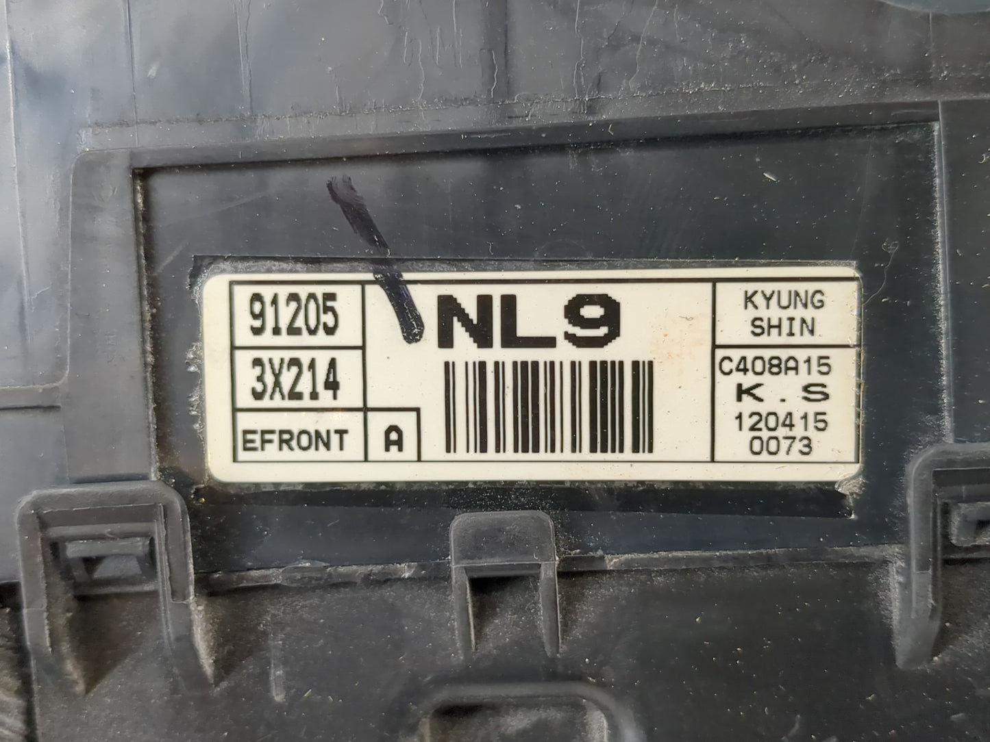 2011-2013 Hyundai Elantra Fusebox Fuse Box Panel Relay Module P/N:91205 3X214 Fits Fits 2011 2012 2013 OEM Used Auto Parts -