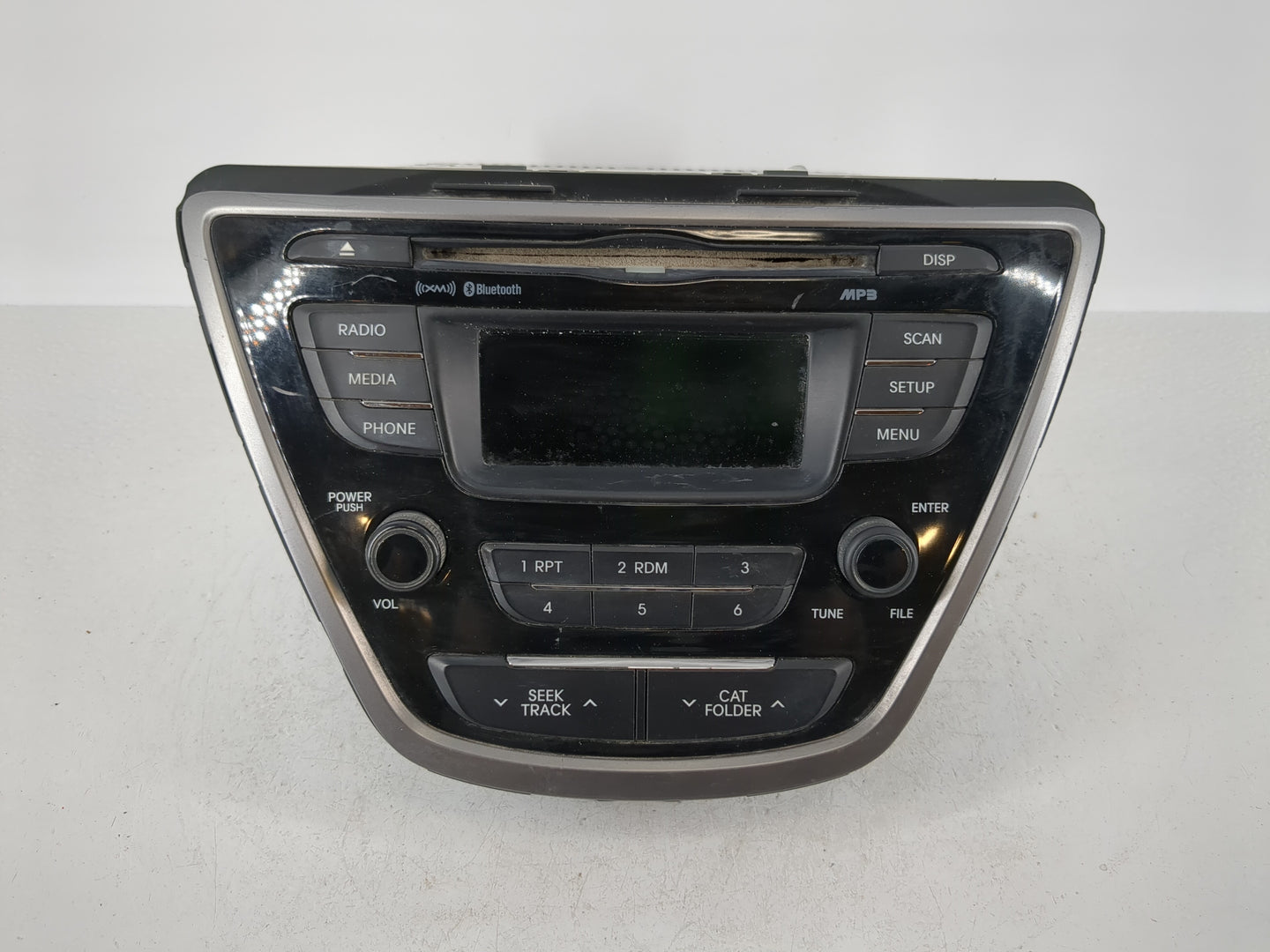 2013 Hyundai Elantra Radio AM FM Cd Player Receiver Replacement P/N:96170-3X165RA5 Fits OEM Used Auto Parts - Oemusedautopar