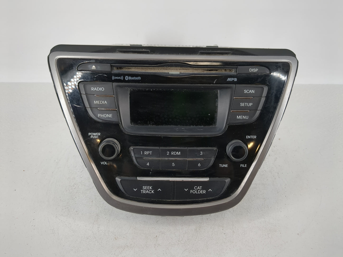 2013 Hyundai Elantra Radio AM FM Cd Player Receiver Replacement P/N:96170-3X165RA5 Fits OEM Used Auto Parts - Oemusedautopar