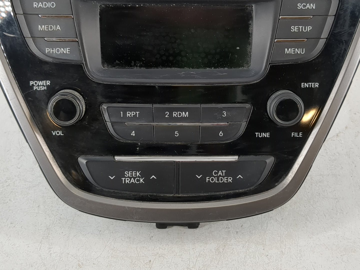 2013 Hyundai Elantra Radio AM FM Cd Player Receiver Replacement P/N:96170-3X165RA5 Fits OEM Used Auto Parts - Oemusedautopar