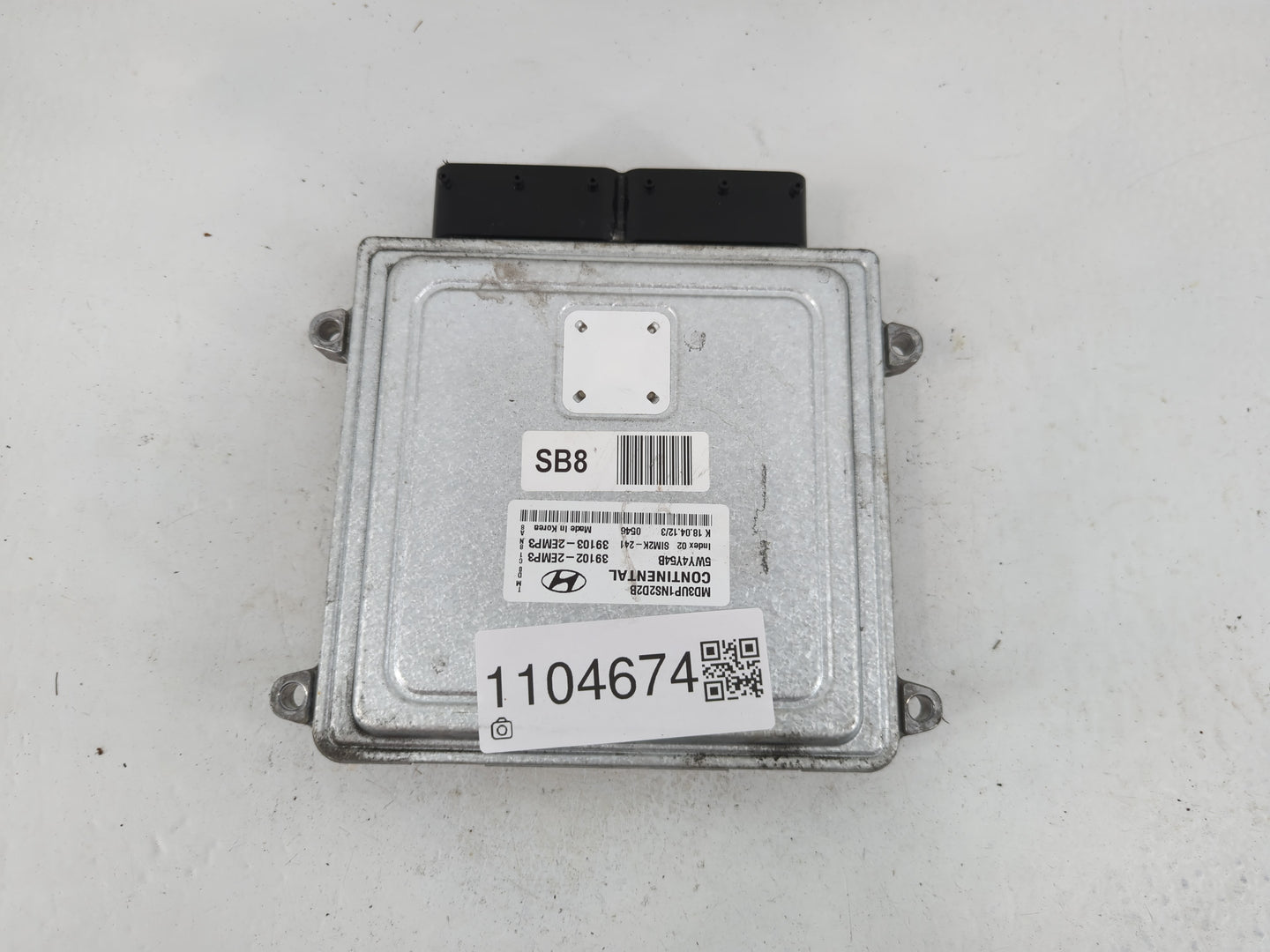 2013 Hyundai Elantra PCM Engine Control Computer ECU ECM PCU OEM P/N:39102-2EMP3 Fits OEM Used Auto Parts - Oemusedautoparts