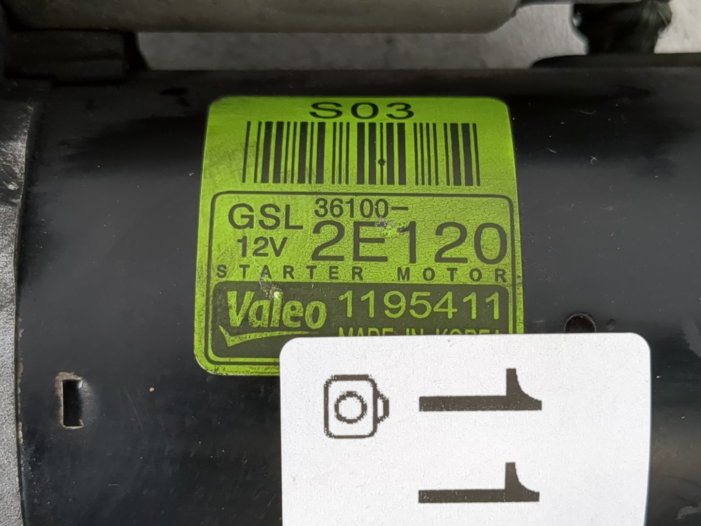 2011-2014 Hyundai Elantra Car Starter Motor Solenoid OEM P/N:36100-2E120 Fits Fits 2011 2012 2013 2014 OEM Used Auto Parts -