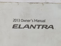 2013 Hyundai Elantra Owners Manual Book Guide P/N:A3Y0-EU31F OEM Used Auto Parts - Oemusedautoparts1.com