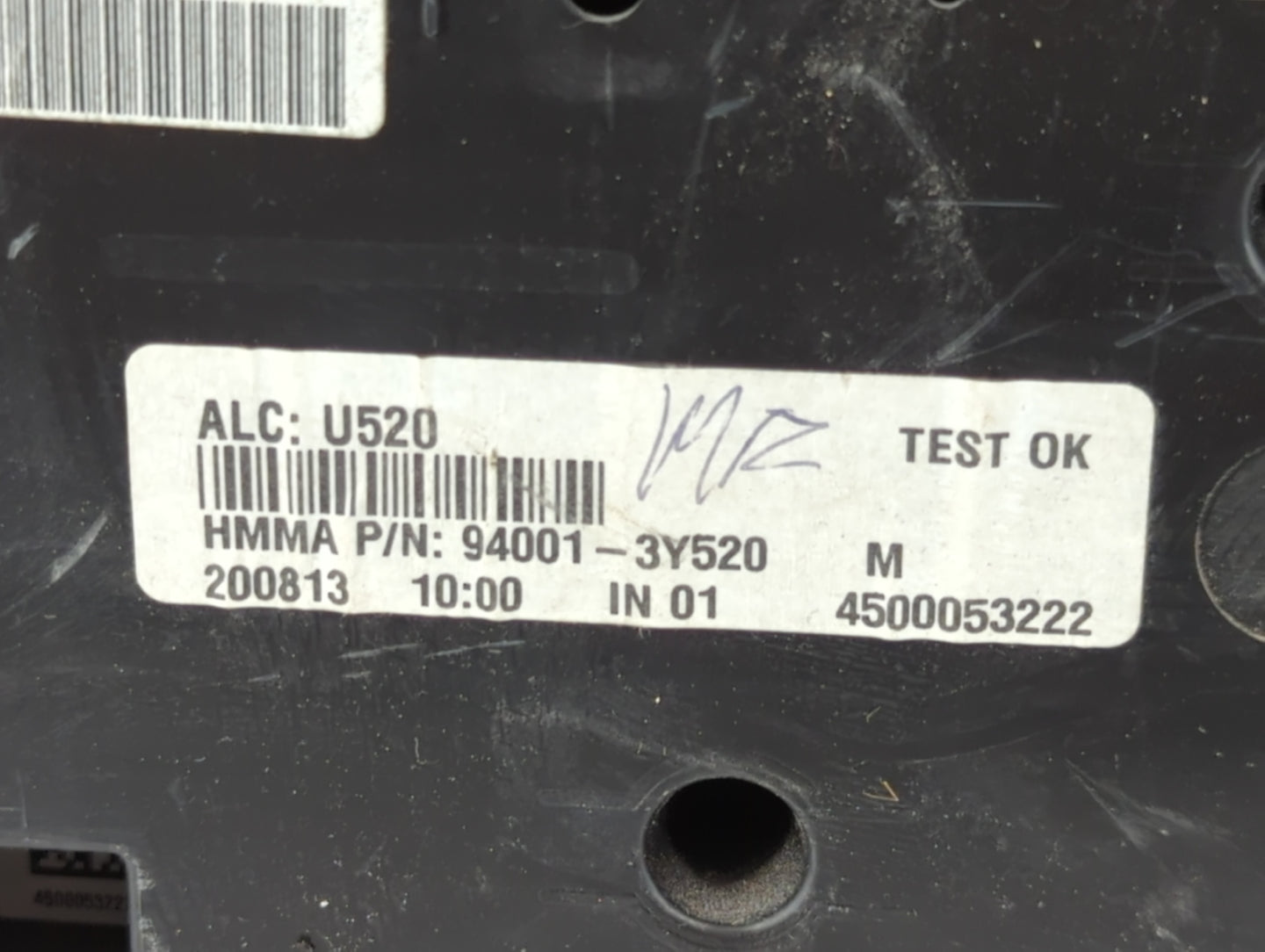 2013 Hyundai Elantra Instrument Cluster Speedometer Gauges P/N:94001-3Y520 Fits OEM Used Auto Parts - Oemusedautoparts1.com