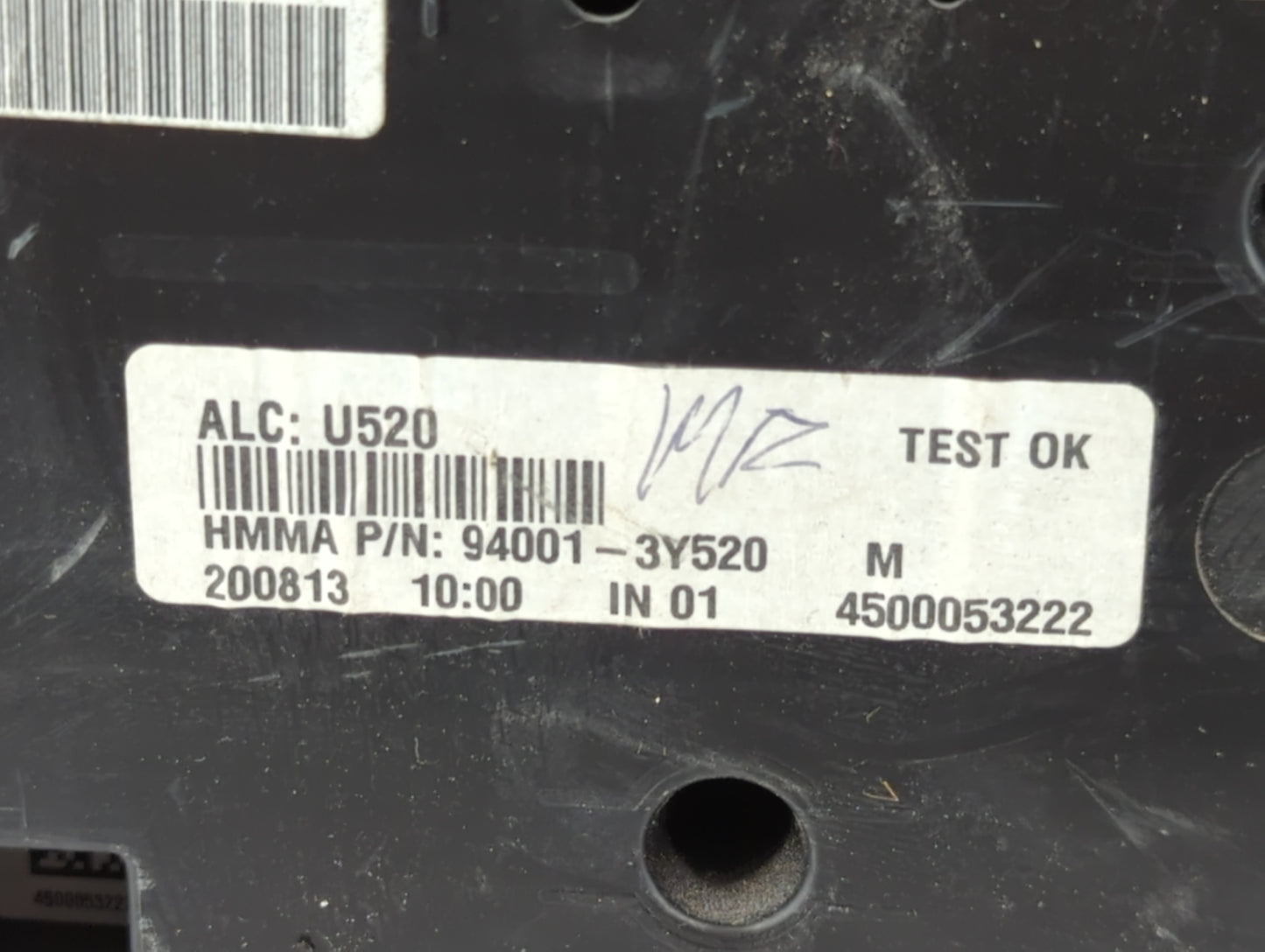 2013 Hyundai Elantra Instrument Cluster Speedometer Gauges P/N:94001-3Y520 Fits OEM Used Auto Parts - Oemusedautoparts1.com