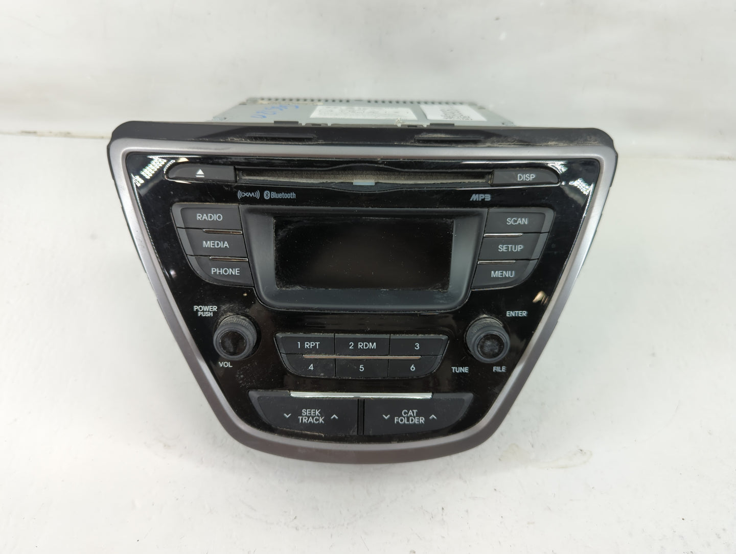 2013 Hyundai Elantra Radio AM FM Cd Player Receiver Replacement P/N:96170-3X165RA5 Fits OEM Used Auto Parts - Oemusedautopar