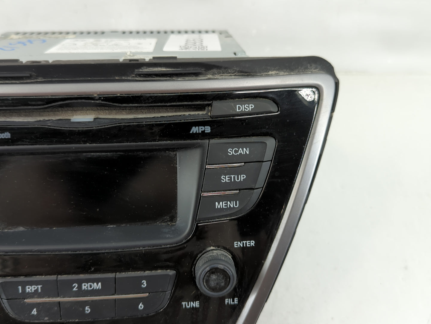 2013 Hyundai Elantra Radio AM FM Cd Player Receiver Replacement P/N:96170-3X165RA5 Fits OEM Used Auto Parts - Oemusedautopar