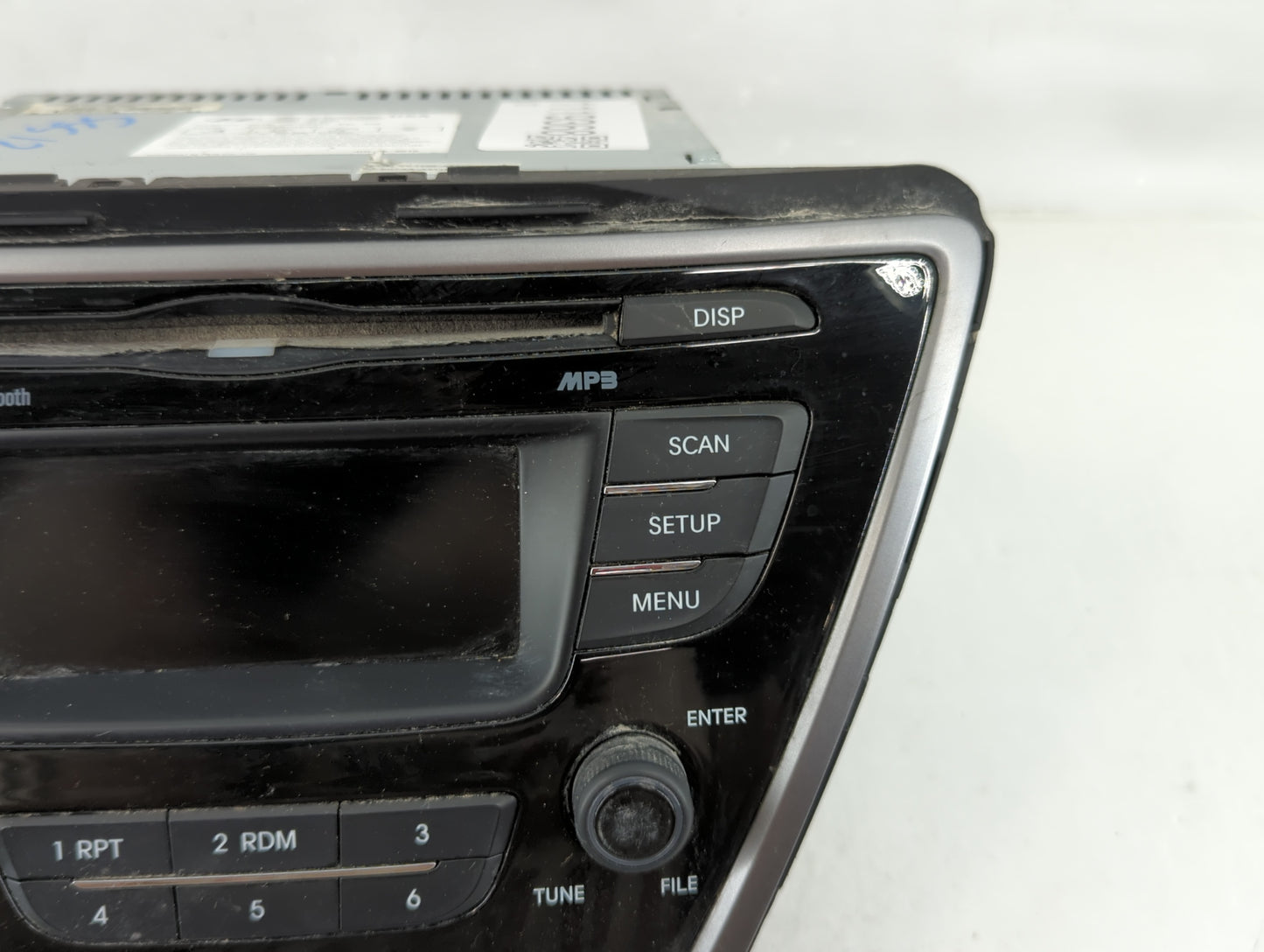 2013 Hyundai Elantra Radio AM FM Cd Player Receiver Replacement P/N:96170-3X165RA5 Fits OEM Used Auto Parts - Oemusedautopar