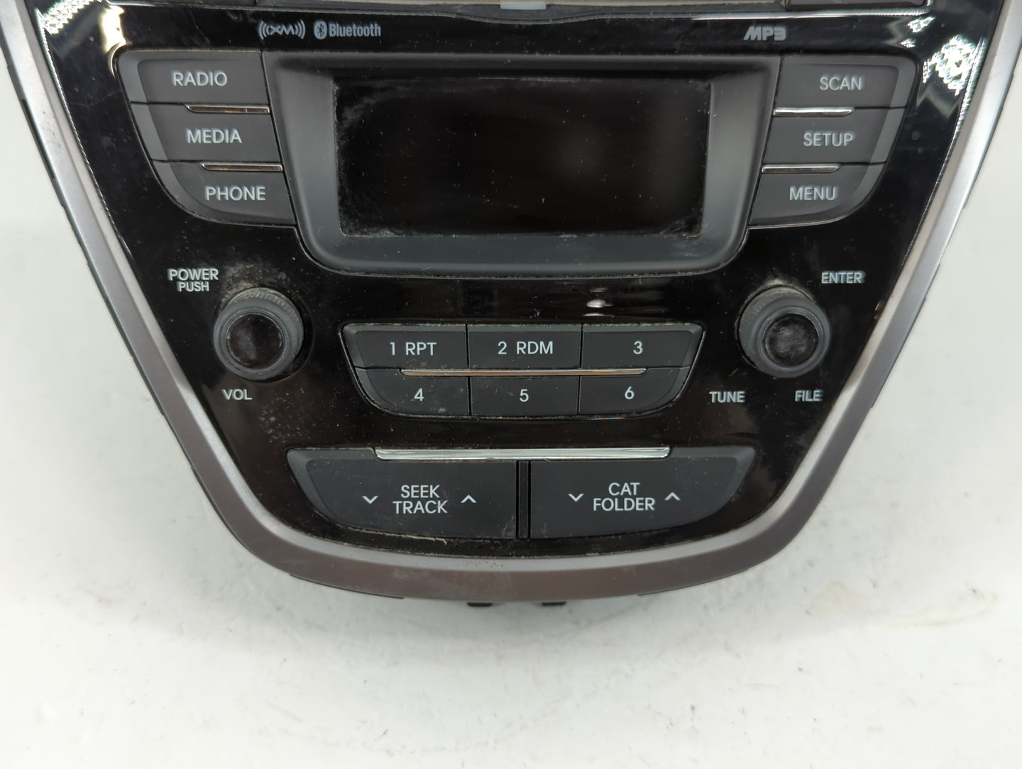 2013 Hyundai Elantra Radio AM FM Cd Player Receiver Replacement P/N:96170-3X165RA5 Fits OEM Used Auto Parts - Oemusedautopar