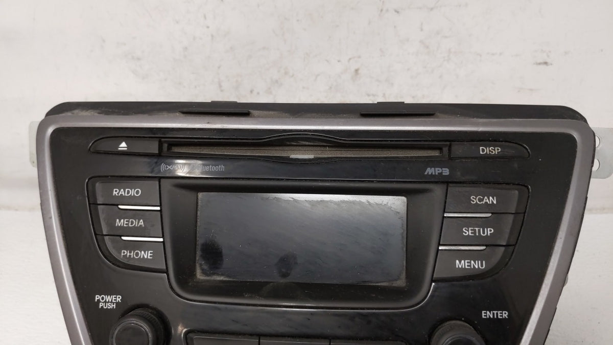 2013-2013 Hyundai Elantra Am Fm Cd Player Radio Receiver 112296 - Oemusedautoparts1.com
