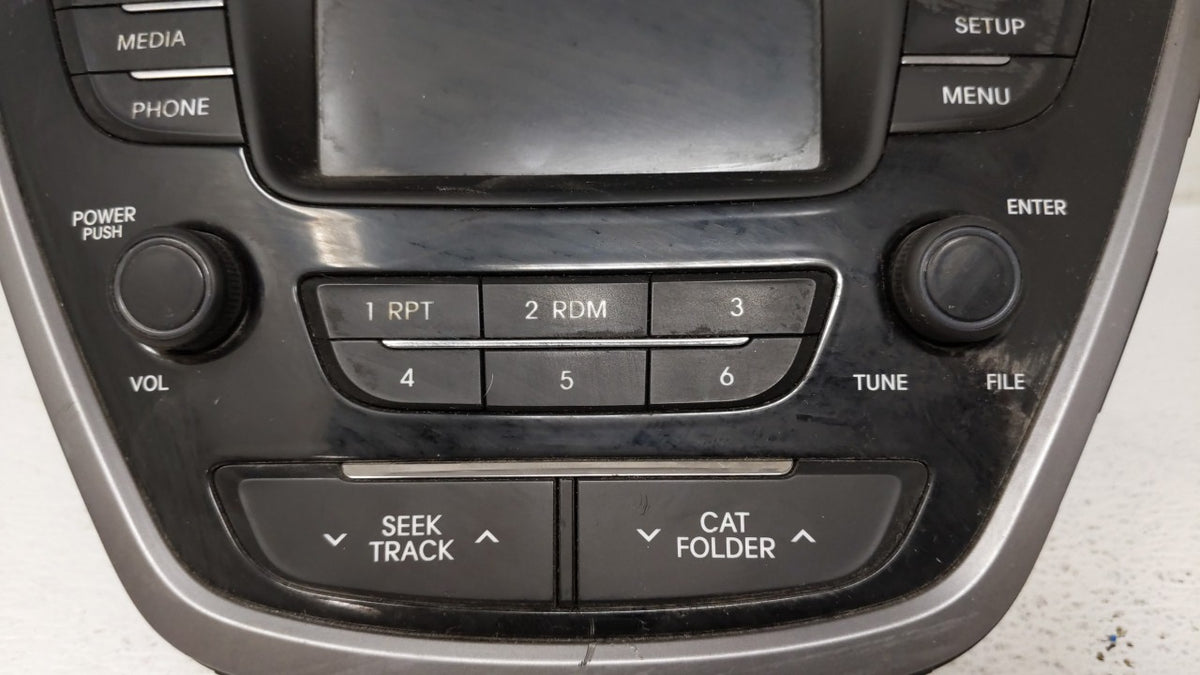 2013-2013 Hyundai Elantra Am Fm Cd Player Radio Receiver 112296 - Oemusedautoparts1.com