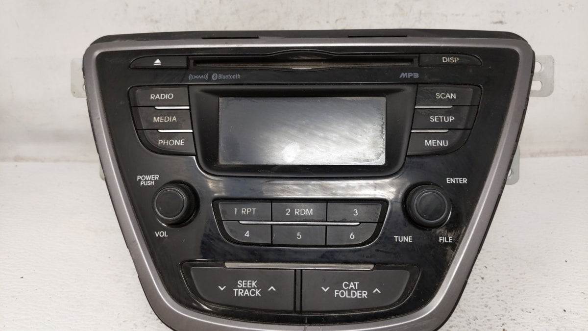 2013-2013 Hyundai Elantra Am Fm Cd Player Radio Receiver 112296 - Oemusedautoparts1.com
