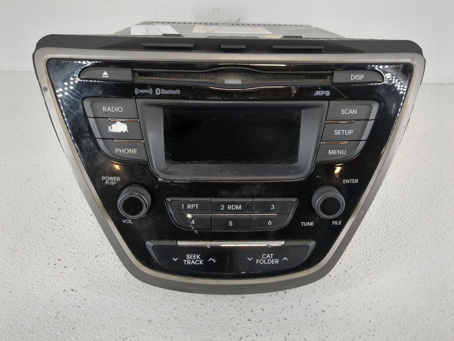 2011-2013 Hyundai Elantra Radio AM FM Cd Player Receiver Replacement P/N:96170-3X165RA5 Fits Fits 2011 2012 2013 OEM Used Au