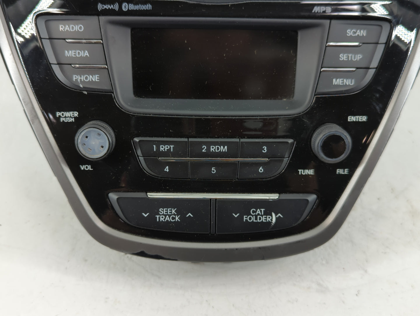 2011-2013 Hyundai Elantra Radio AM FM Cd Player Receiver Replacement P/N:96170-3X165RA5 Fits Fits 2011 2012 2013 OEM Used Au