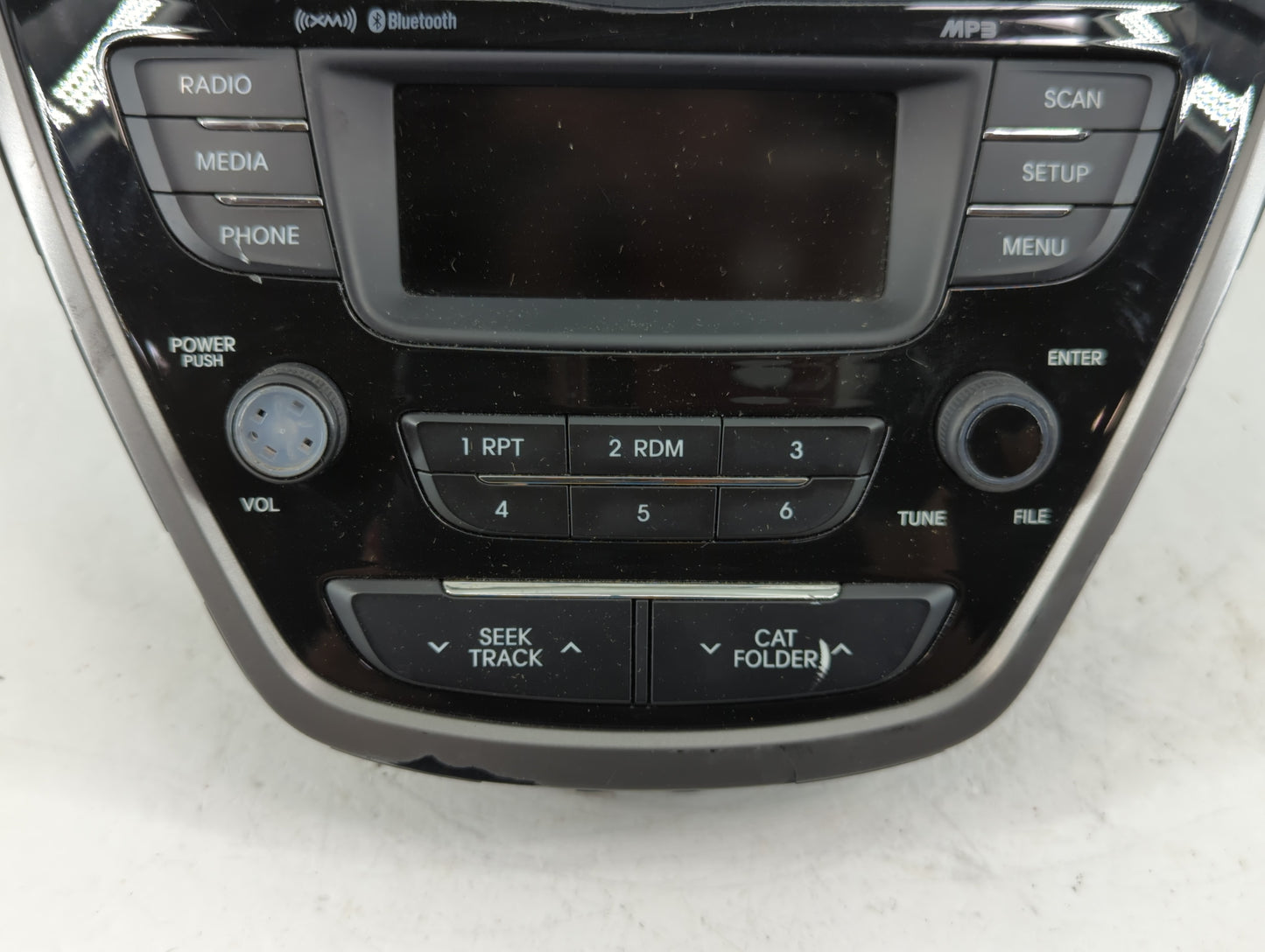 2011-2013 Hyundai Elantra Radio AM FM Cd Player Receiver Replacement P/N:96170-3X165RA5 Fits Fits 2011 2012 2013 OEM Used Au