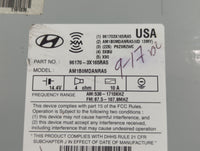 2011-2013 Hyundai Elantra Radio AM FM Cd Player Receiver Replacement P/N:96170-3X165RA5 Fits Fits 2011 2012 2013 OEM Used Au