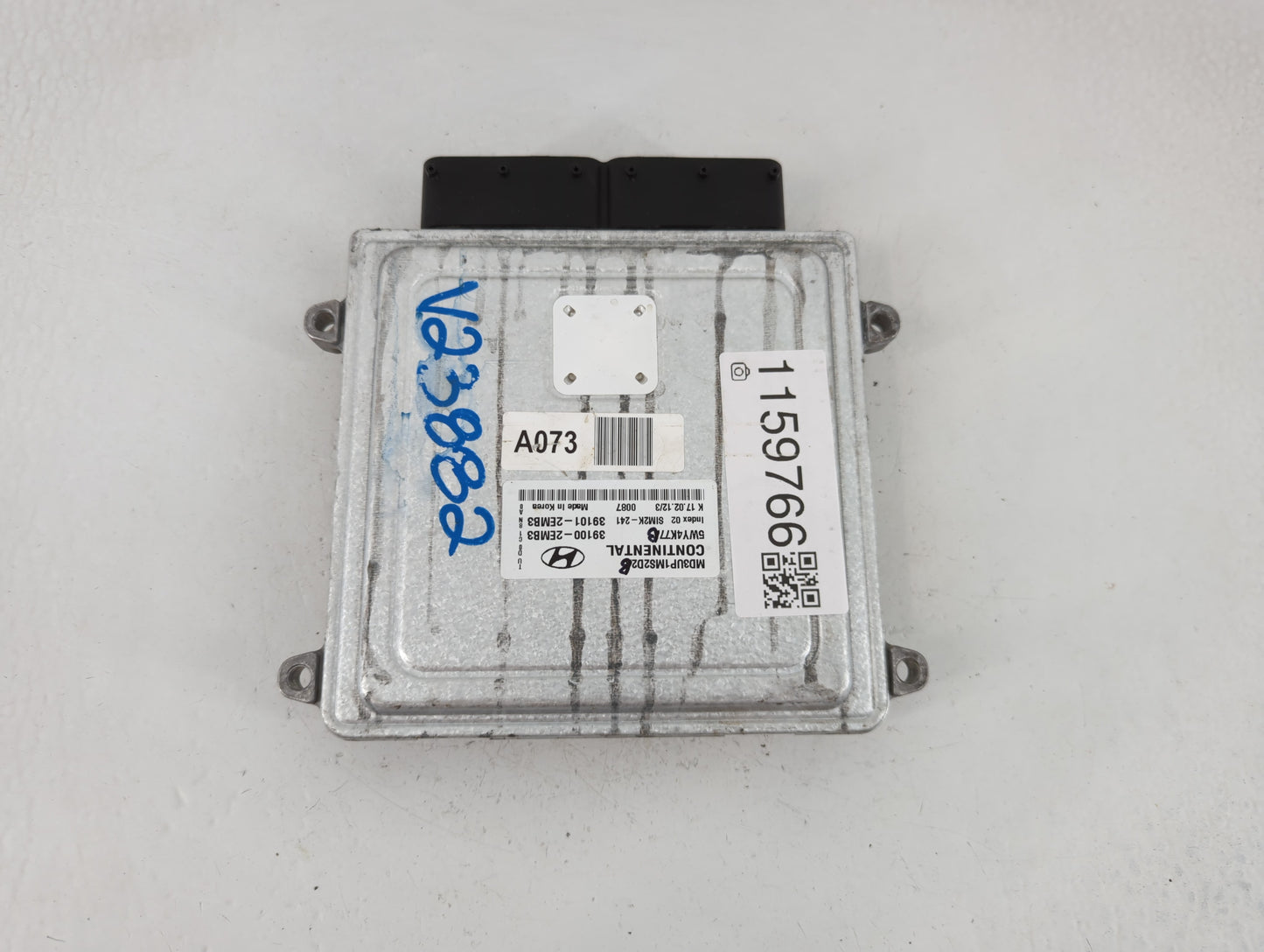 2011-2013 Hyundai Elantra PCM Engine Control Computer ECU ECM PCU OEM P/N:39100-2EMB3 Fits Fits 2011 2012 2013 OEM Used Auto