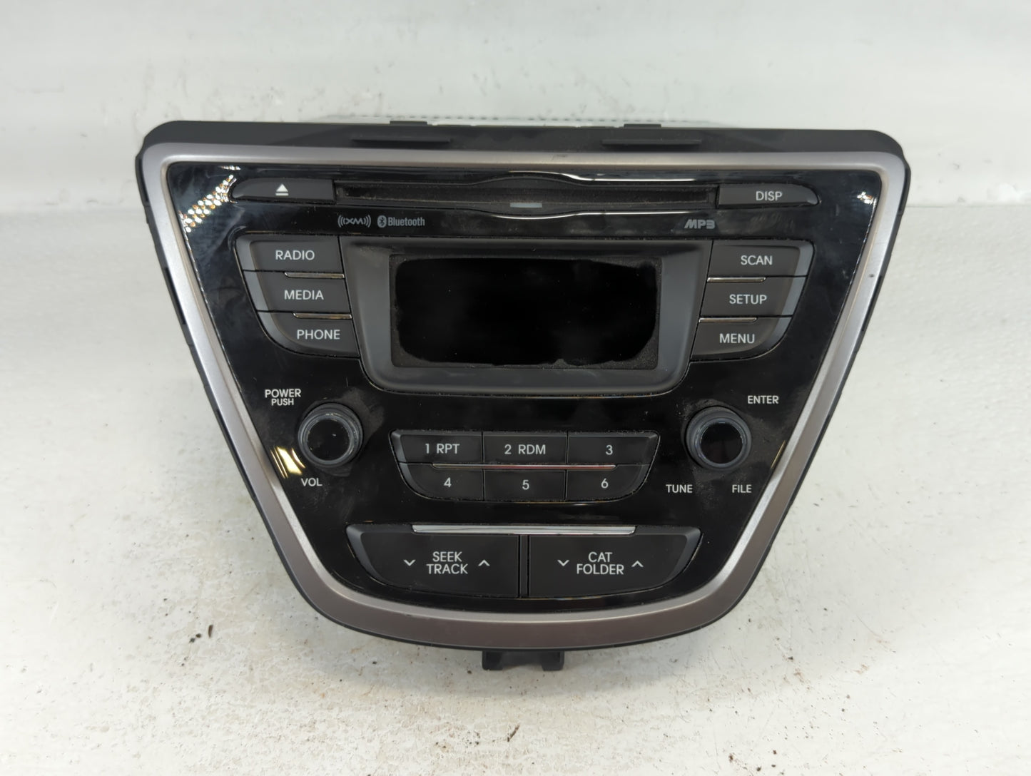 2013 Hyundai Elantra Radio AM FM Cd Player Receiver Replacement P/N:96170-3X165RA5 Fits OEM Used Auto Parts - Oemusedautopar