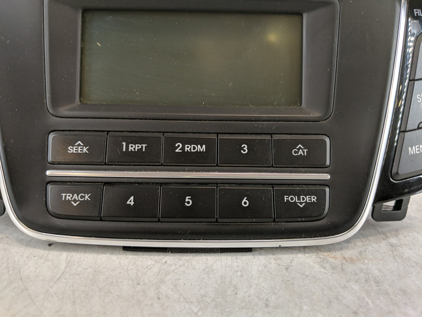 2013-2015 Hyundai Elantra Radio AM FM Cd Player Receiver Replacement P/N:96170-A5170GU Fits Fits 2013 2014 2015 OEM Used Aut
