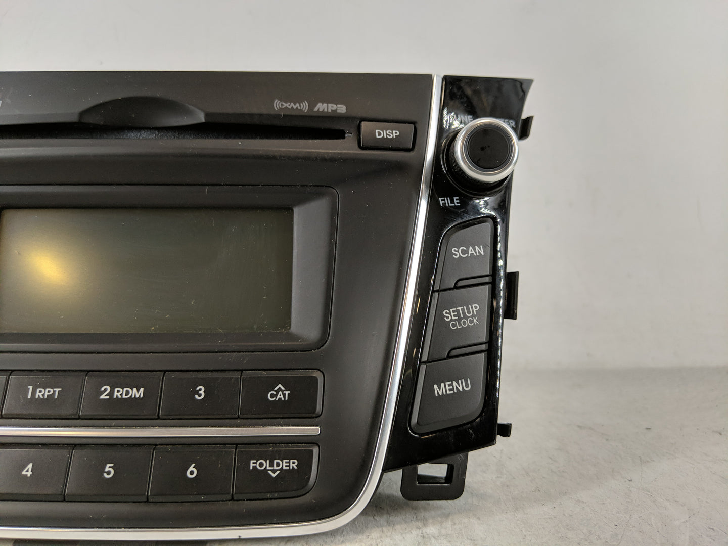 2013-2015 Hyundai Elantra Radio AM FM Cd Player Receiver Replacement P/N:96170-A5170GU Fits Fits 2013 2014 2015 OEM Used Aut