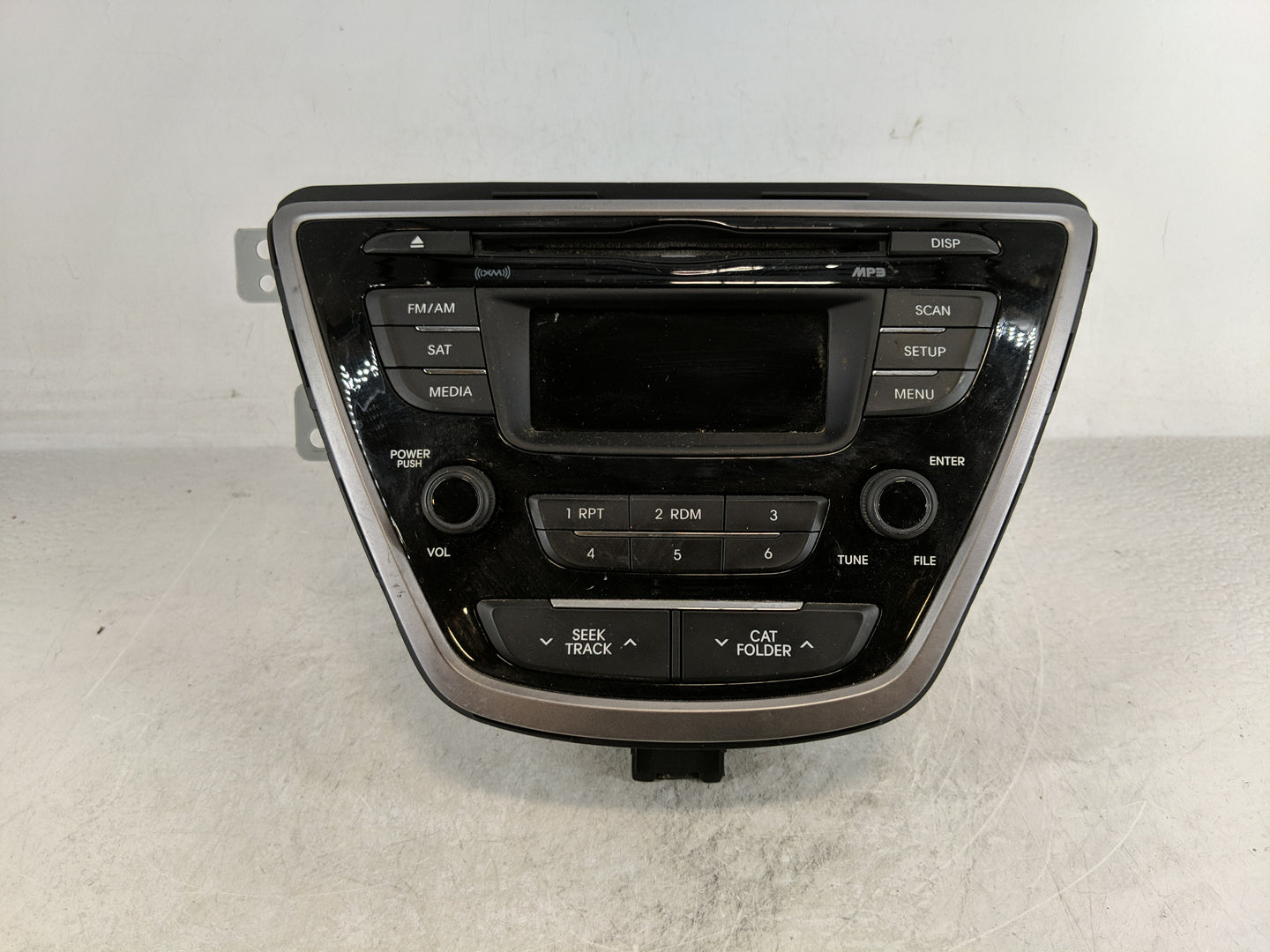 2013 Hyundai Elantra Radio AM FM Cd Player Receiver Replacement P/N:96170-3X155RA5 Fits OEM Used Auto Parts - Oemusedautopar